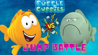 Bubble Guppies Mr.  Grouper VS Mr.  Grumpfish Jump Battle | Brain Break | Dance Break