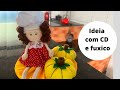 BONEQUINHA FÁCIL DE FUXICO - Boneca Cozinheira de Fuxico-  Djanilda Ferreira