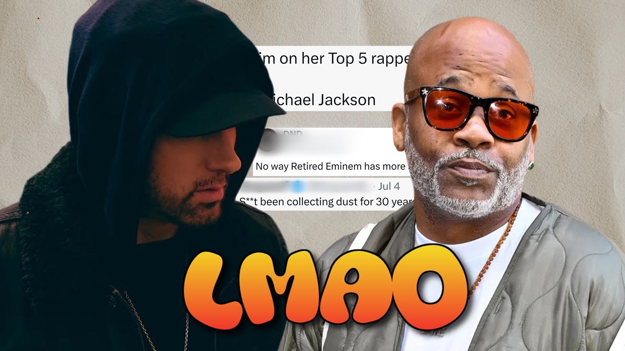 “No Way Retired Eminem’s Up There” 😂 Fans React To Report, Dame Dash CALLS Out Jay Z And More