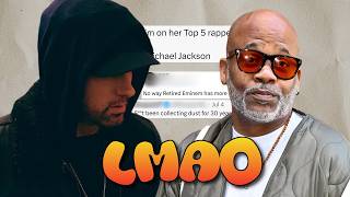 “No Way Retired Eminem’s Up There” 😂 Fans React To Report, Dame Dash CALLS Out Jay Z And More