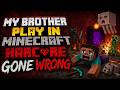 I LET MY BROTHER PLAY MINECRAFT HARDCORE… HE REGRETS IT 😳#minecraft #funny #viralvideo #viral