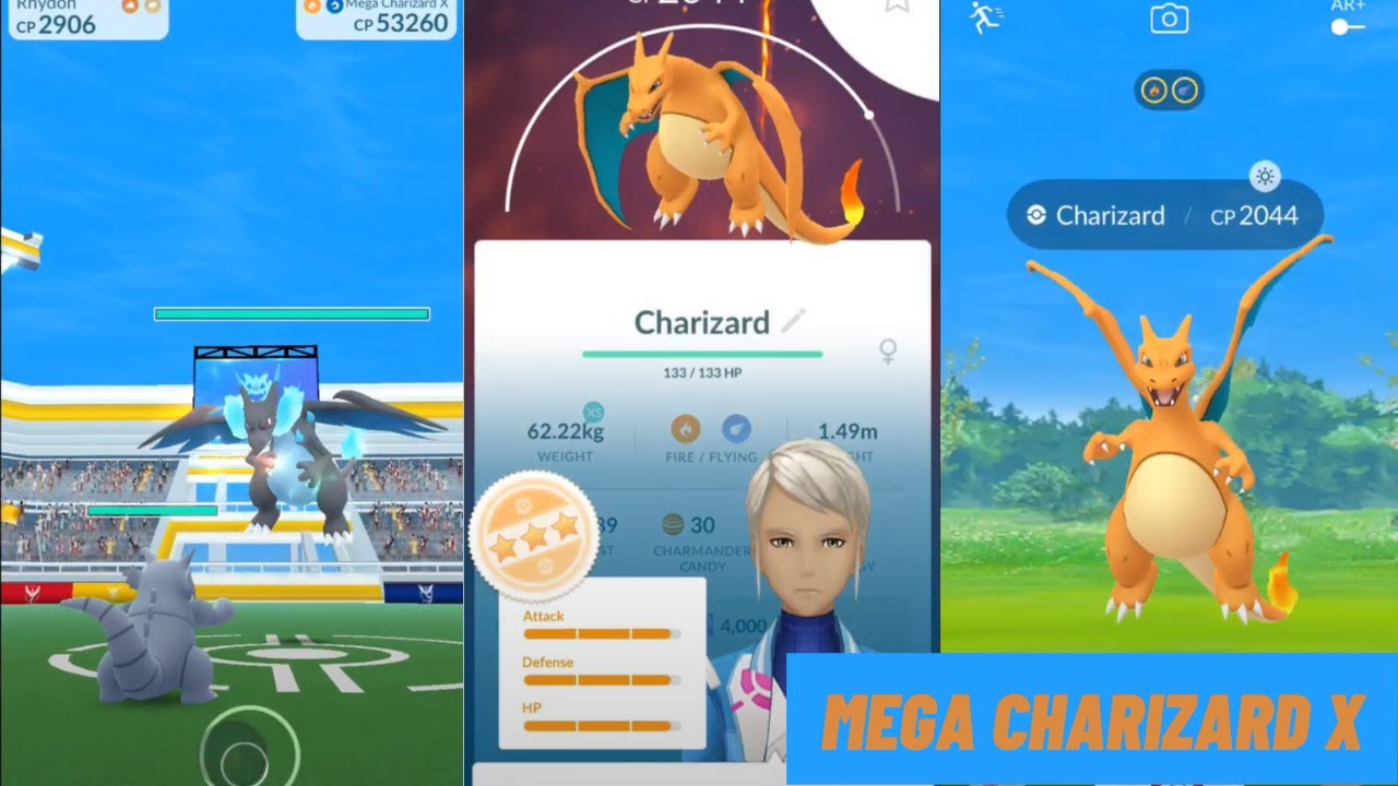 Pokémon Go Raids, Mega Charizard  X Raid, ALMOST PERFECT CHARIZARD