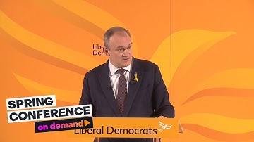 Ed Davey Spring Conference 2022 Leader