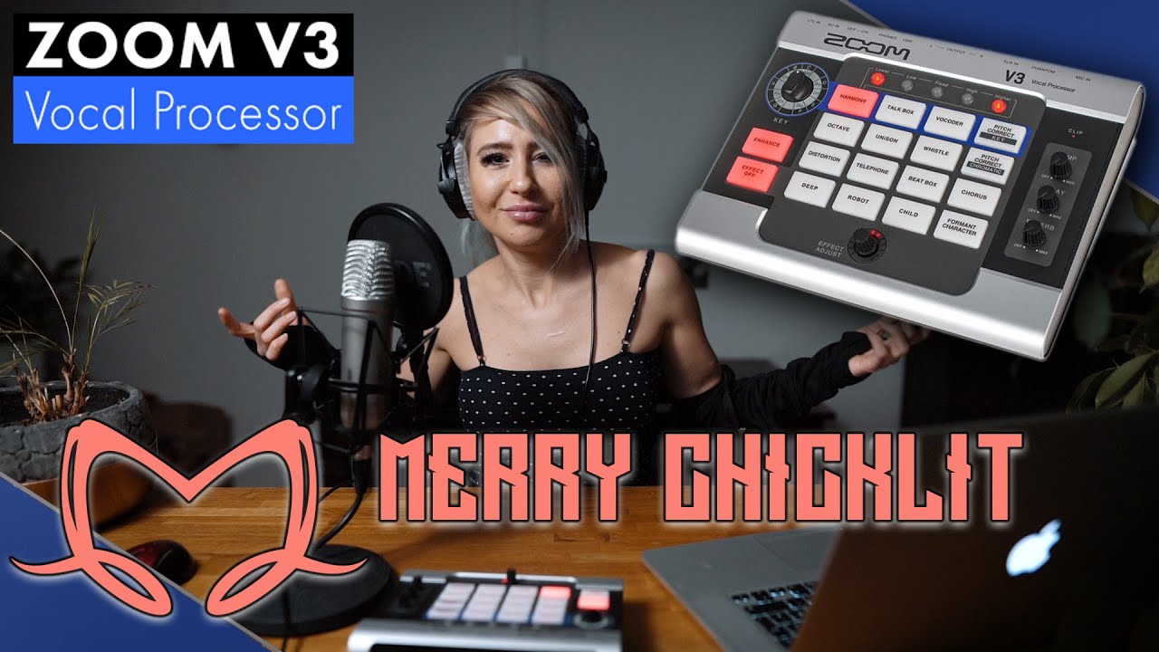 ZOOM V3 Vocal Processor Review by Zoom Creator Merry Chicklit