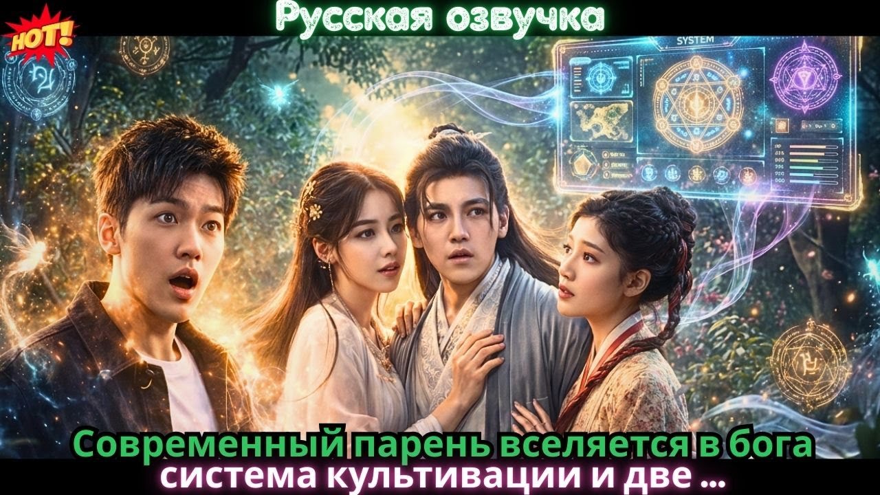 Современный парень вселяется в бога система культивации и две ослепительные красавицы #дорам #drama
