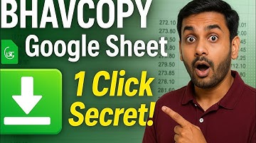 Secret Trick to Download NSE Bhavcopy in Seconds! Trader Must watch