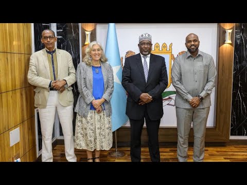 Guddoomiye Golaha Shacabka Oo Xafiiskiisa Ku Qaabilay Safiirka Midowga Yurub Ee Soomaaliya