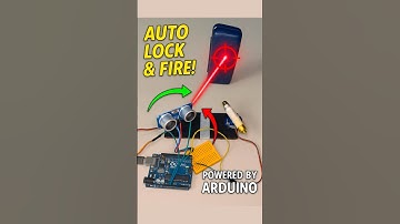 Auto Object Shooter Using Arduino 🔫 | Target Lock & Fire Project | #shorts