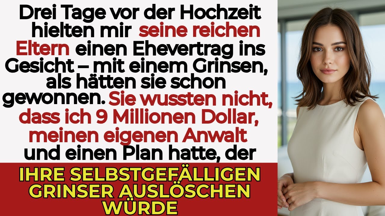 „Seine Familie verlangte ‚Unterschreib oder Hochzeit fällt aus‘ – sie ahnten meine 45 Mio nicht…“