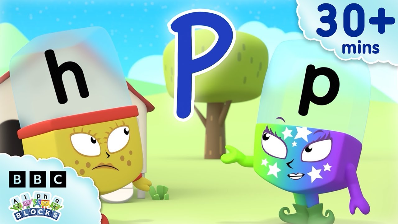 Upper Case vs Lower Case - Aa Bb Cc | Learn to Read and Spell for Kids | Alphablocks