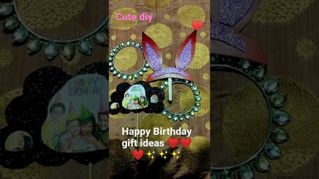 Gift ideas | DIY | Party Propz | Birthday | Craft | Craft ideas | Cute craft | Photo booth props