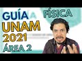 Guía UNAM 2021 Área 2 | Física(Hacks Incluidos) | Convocatoria UNAM 2022