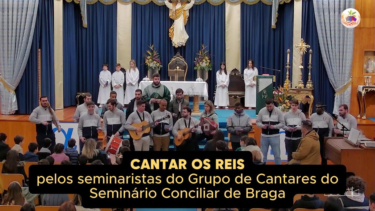 Cantar os Reis pelo Grupo de Cantares do Seminário Conciliar de Braga, Centro Pastoral de Gilmonde