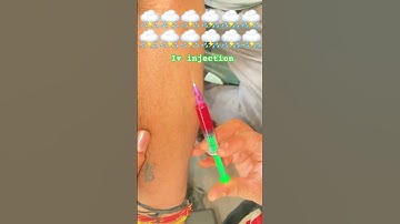 Intravenous injection use ll iv injection kese lagaye #ivinjection #short
