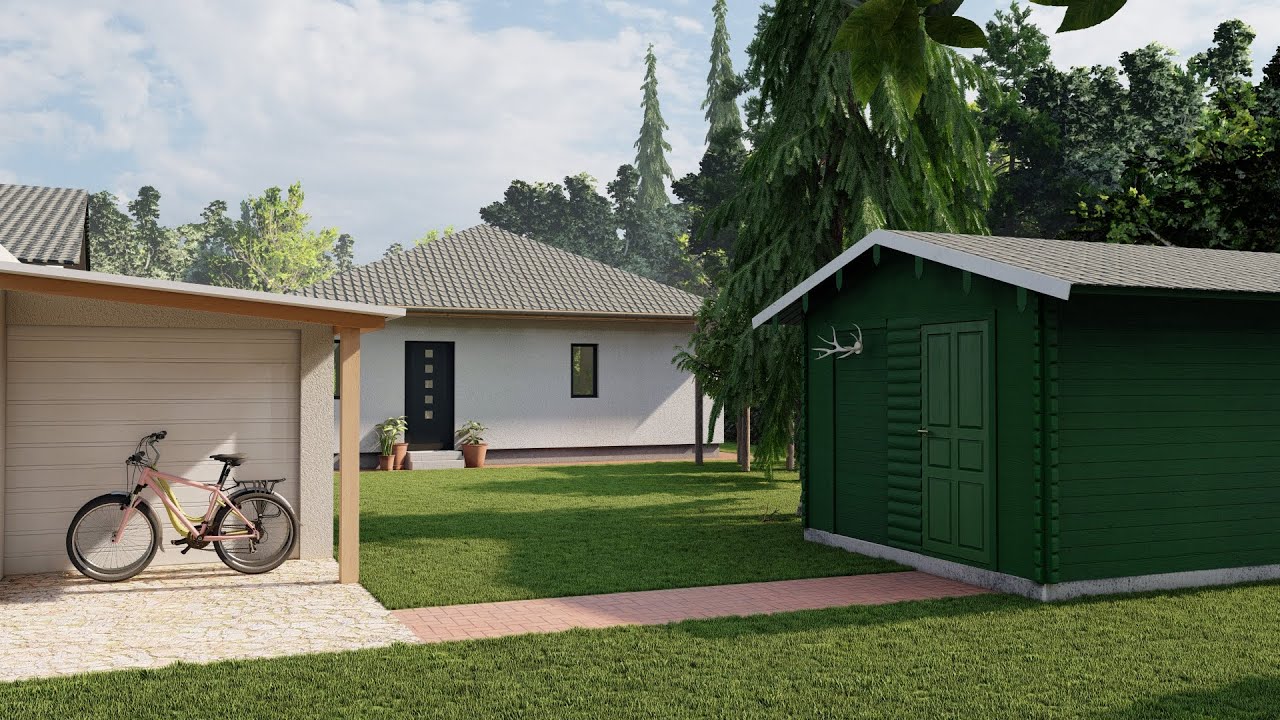 3D Визуализация дома в Германии (3D visualization of a house in Germany)