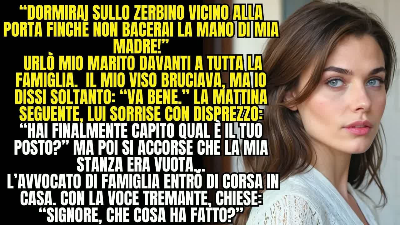 MIO MARITO MI HA COSTRETTA a dormire sullo zerbino vicino alla porta, tutto per colpa di sua mad