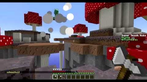 thijsieb is cheating with flyhack on Mineplex (Suber Smash Mobs)