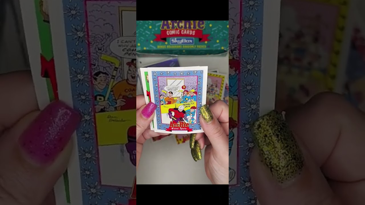 🤩 pack 4! Opening up more vintage 1992 Archie Comics Skybox trading cards 🤩