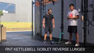 RNT KETTLEBELL GOBLET REVERSE LUNGES