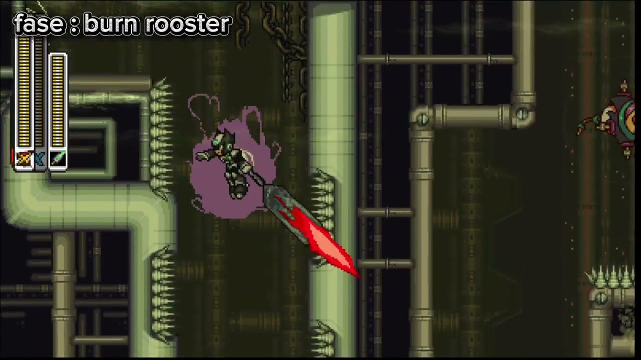 Mega Man x8 demake | como pegar a armadura de HERMES 