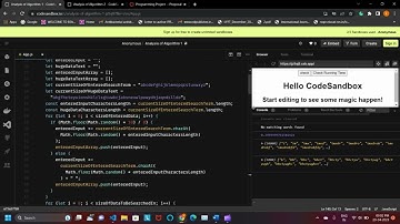 Analysis of Algorithms - Demo of Final Project Presentation