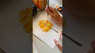 Suluboya Tekniğini Kullanarak Sonbahar Ağacı Çizimi 🍂
