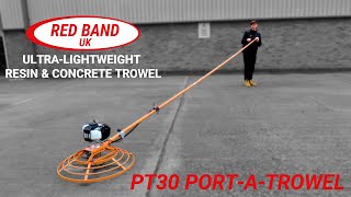 PT30 PortATrowel | Concrete & Resin Power Trowel | Red Band UK