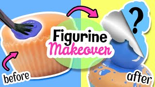 Figurine Makeovers #2 | Painting on CLAY