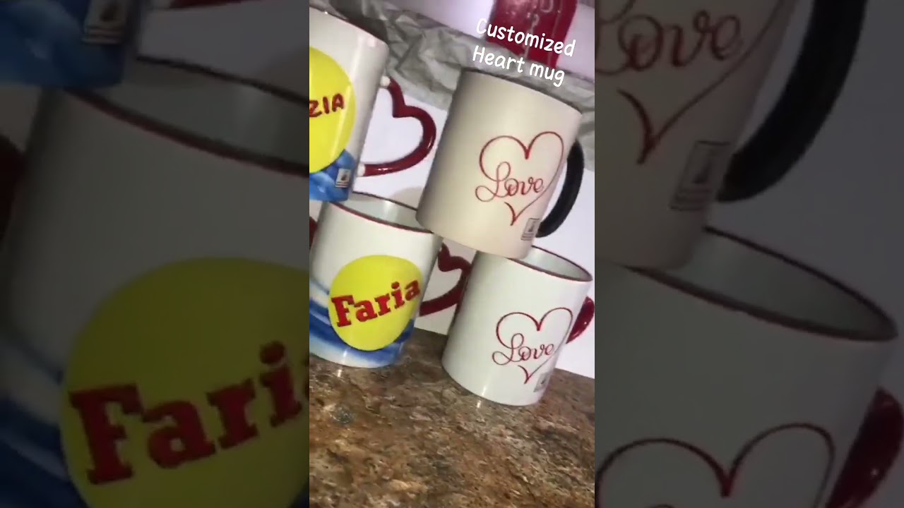 customized heart mug rs 550 