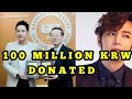 Jang Geun Suk donates 100 million KRW to old university