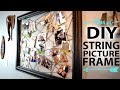 DIY Clothespin & String Picture Frame | Upcycling an old frame