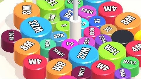 2048 Block Merge 3d - 128M Unlocked! level 96-110 ( android, iOS )