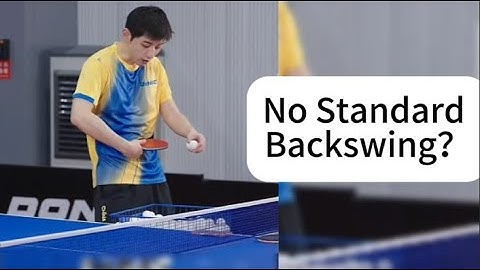 Zhang Jike: No Standard Backswing for Backhand Loop Against Backspin — Just Do It This Way