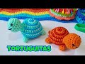 Tortuguitas Amigurumi tejidas a crochet paso a paso