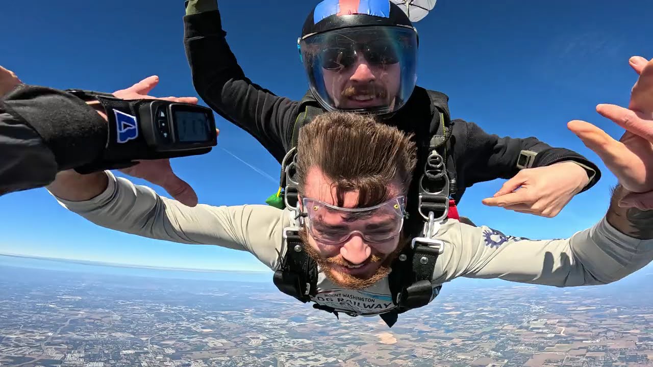 Outside video w Adam skydiving in Zhills Florida
