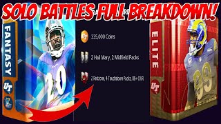 EVERYTHING YOU NEED TO KNOW ABOUT SOLO BATTLES! NO MONEY SPENT TEAM! MADDEN 22!