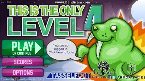 This Is The Only Level 4 - A WALRUS GAME