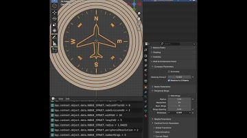 Testing the new Compass Element - HUD & UI Elements  #blender #hud #uidesign