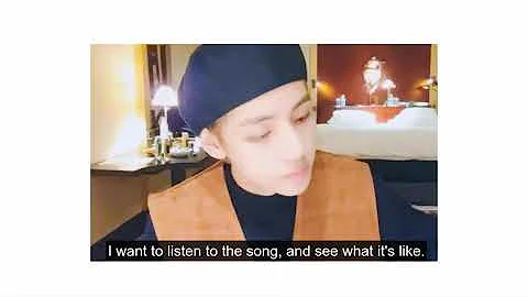 BTS V talks about RM's album 'Mono' 181021