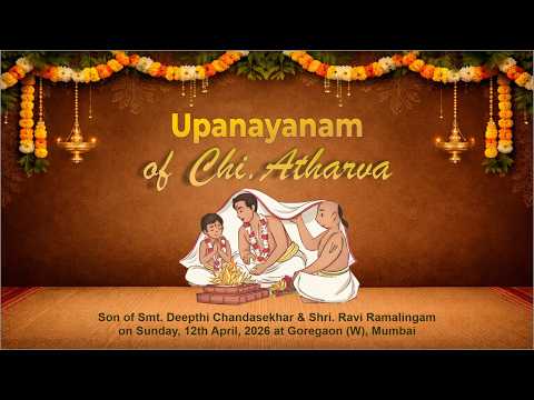 🌼 Thread & Upanayanam Ceremony of Chi. Atharva🌼