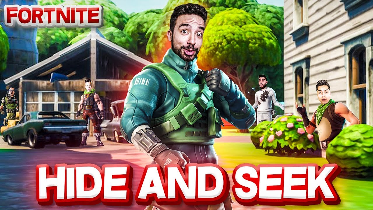 FORTNITE HIDE AND SEEK - SÓ RIR !