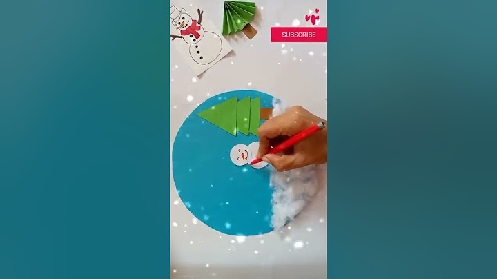 Winter Snowman ⛄ Craft | Paper Craft ideas |#short #youtubeshorts #trending