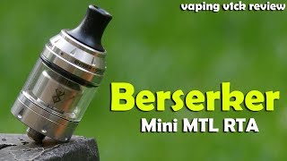Vandy Vape Berserker Mini mtl RTA - Review - YouTube