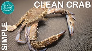 How to clean fresh crab || cooking become simple