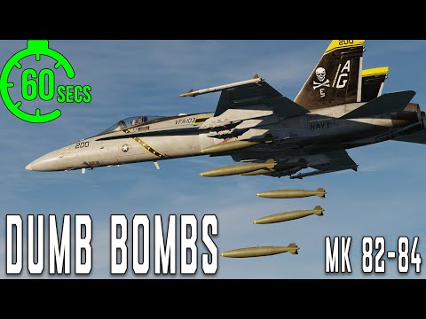 F/A-18C Dumb Bombs - DCS - 60 Seconds or less