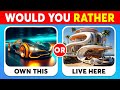 Would you rather  futuristic luxury life edition  mouse quiz