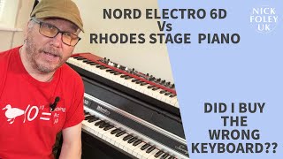 Nord ELECTRO 6D Vs Rhodes MK2 Stage Piano