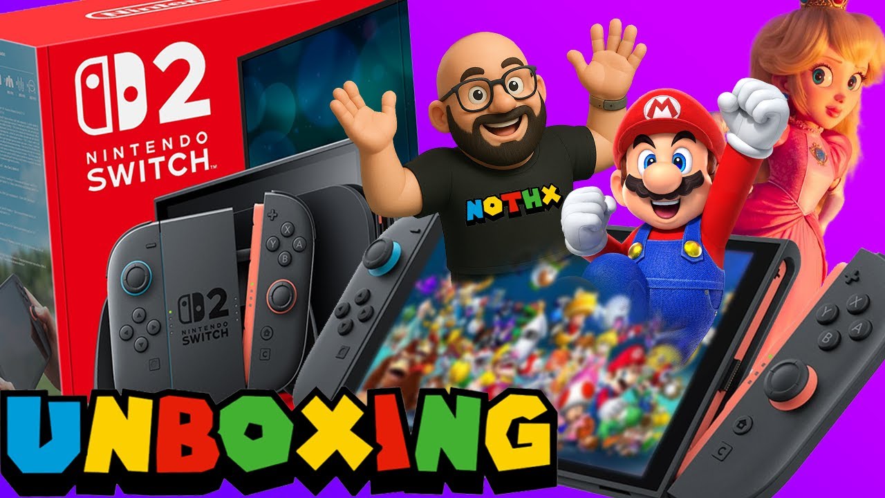 Разопаковам Nintendo Switch 2