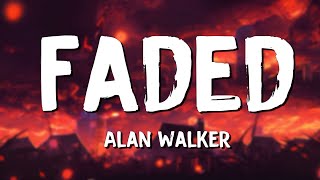 Faded - Alan Walker (Lyrics) || SZA , Rema... (MixLyrics)