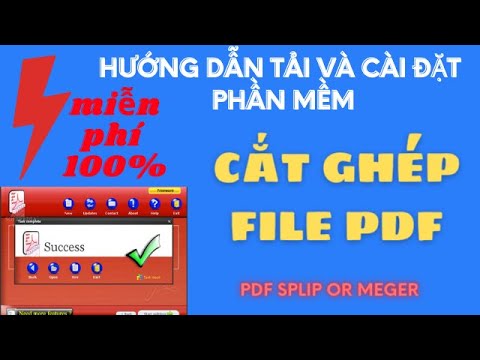 Hướng dẫn tải và cài đặt phần mềm cắt và ghép file PDF hoàn toàn miễn phí || Tùng Bê